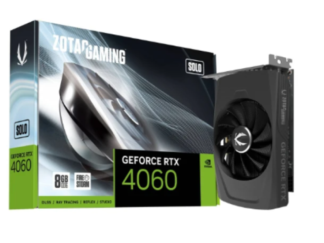 ZOTAC 索泰 GAMING GeForce RTX 4060 8GB SOLO 顯示卡