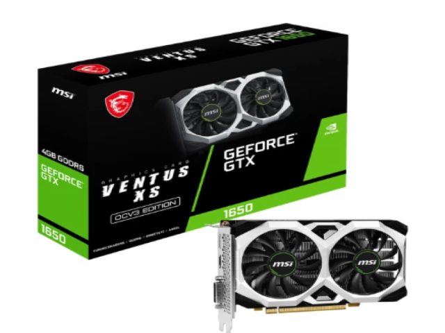 MSI 微星 GeForce GTX 1650 D6 VENTUS XS OC V3 顯示卡