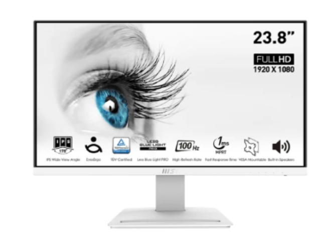 MSI 微星 PRO MP243XW 24型 IPS 100Hz 平面美型商用螢幕