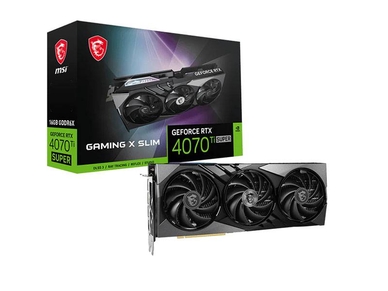 微星 GeForce RTX 4070 Ti SUPER 16G GAMING X SLIM 顯卡開箱評測